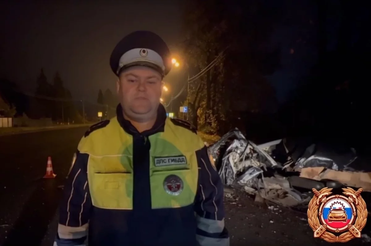 С места смертельного ДТП в Тверской области опубликовано видео
