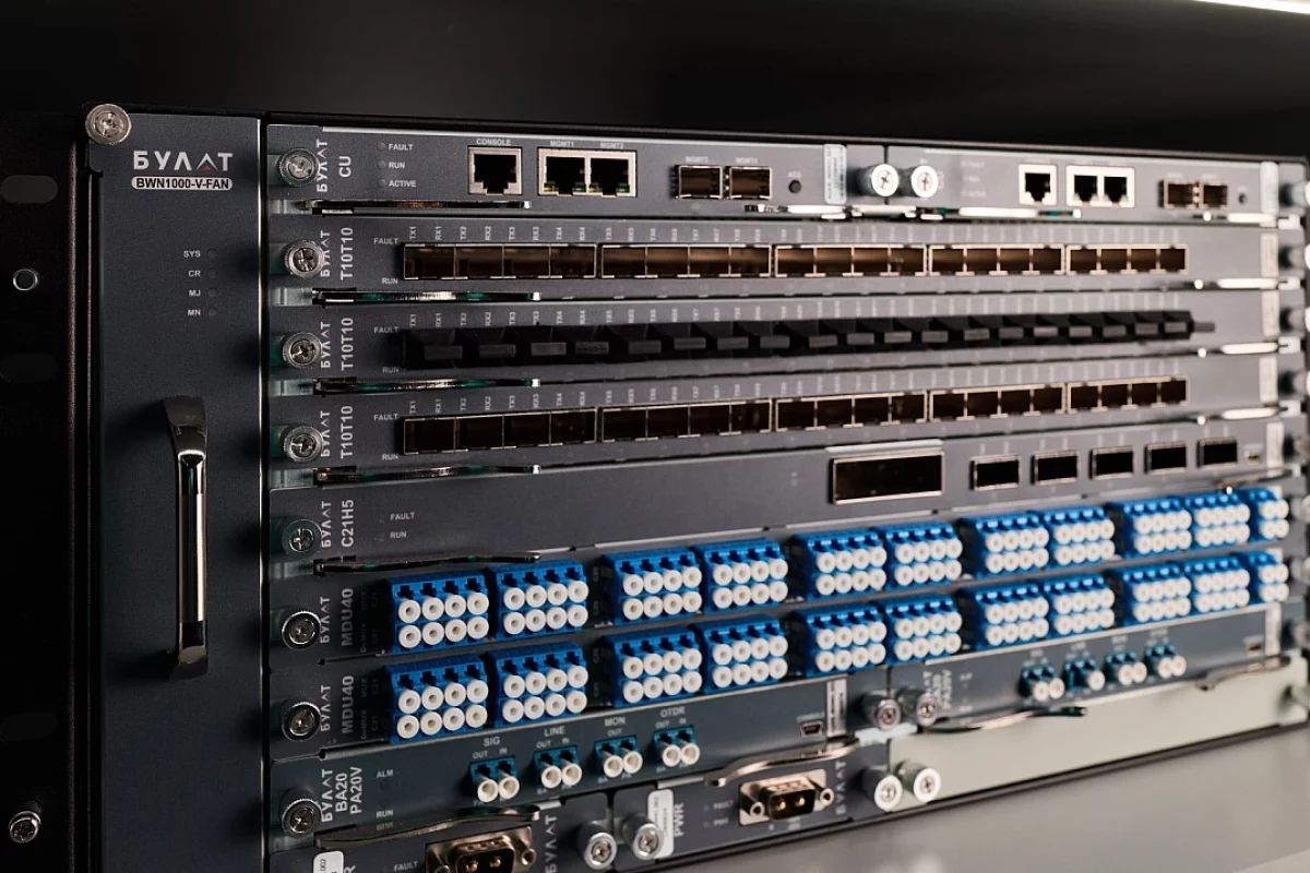 «Ростелеком» завершил разработку высокоскоростной DWDM-системы «БУЛАТ»