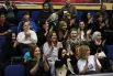 В качестве наблюдателей и групы поддержки пришли родственники участников.