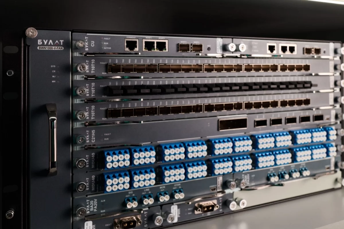 «Ростелеком» завершил разработку высокоскоростной DWDM-системы «БУЛАТ