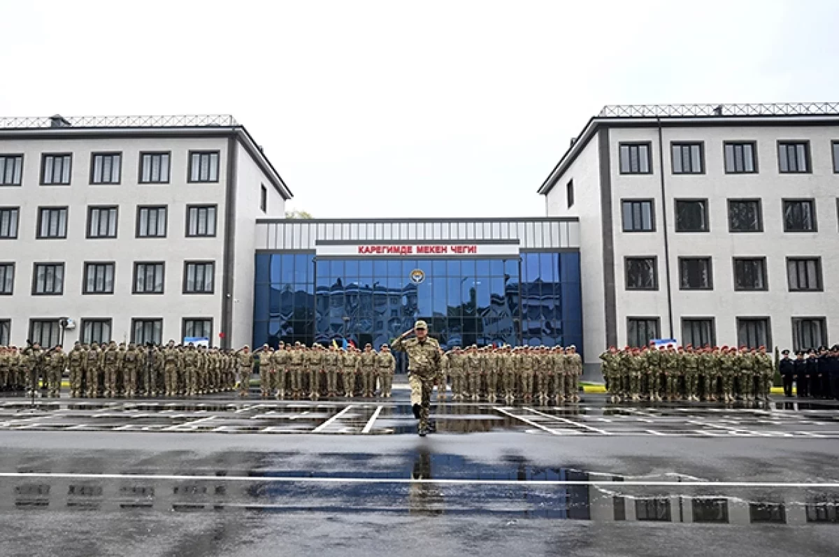 В Оше открыли обновлённый военный комплекс пограничной службы