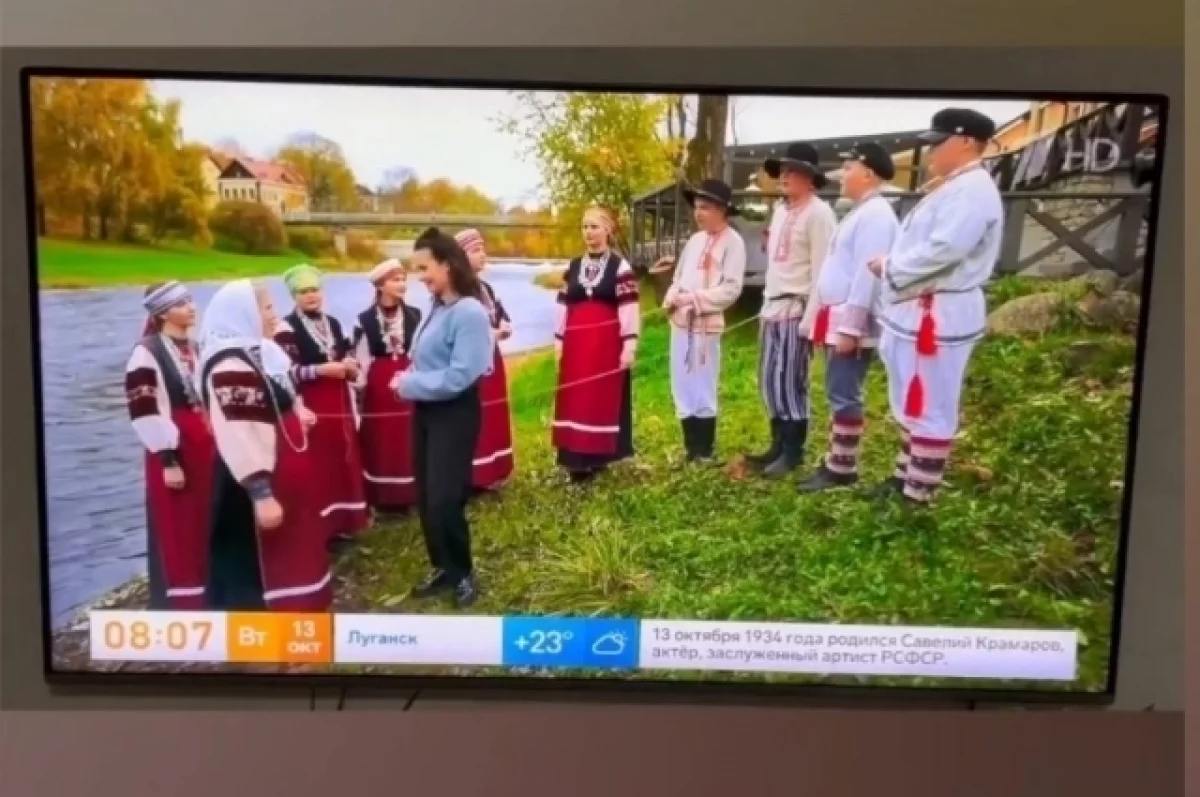 Печорский ансамбль «Птенцы» показали в эфире Первого канала