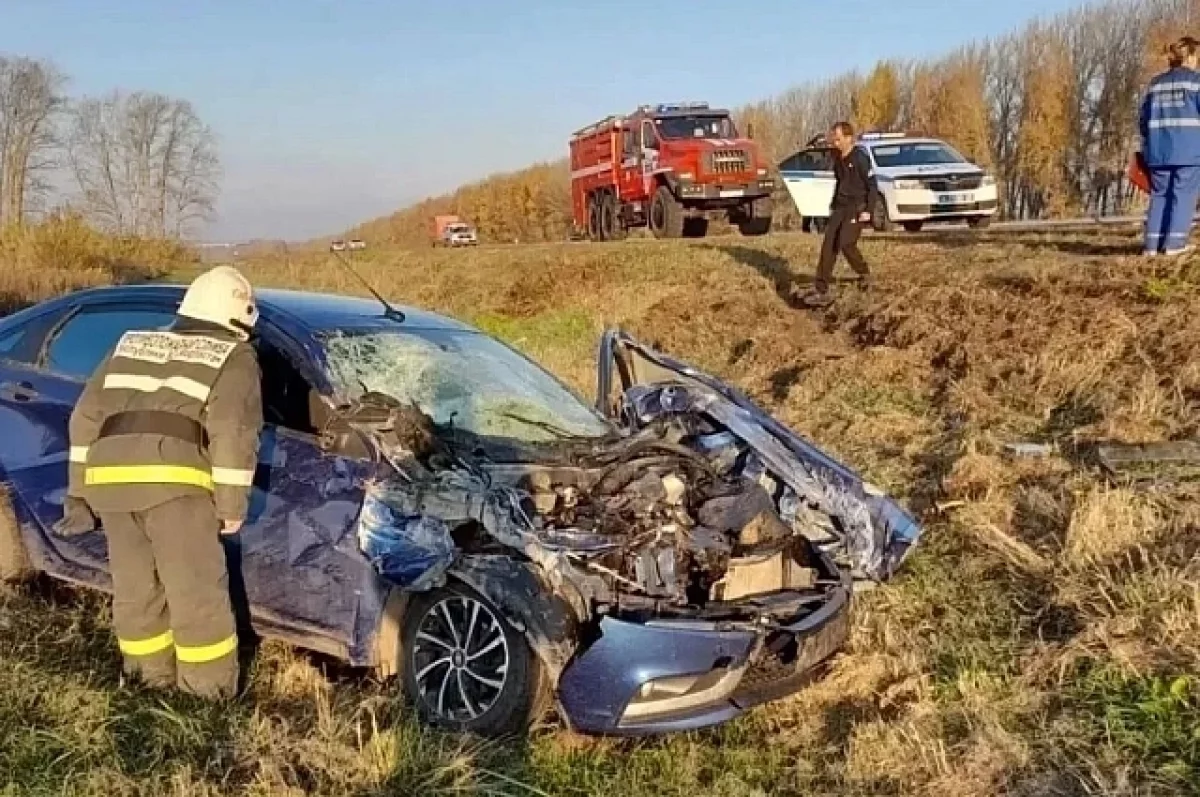 В утреннем ДТП на трассе М-5 пострадал ребенок