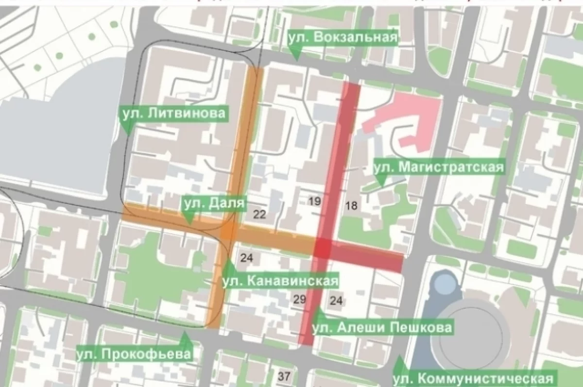 Движение по трем улицам ограничат в Канавинском районе Нижнего Новгорода
