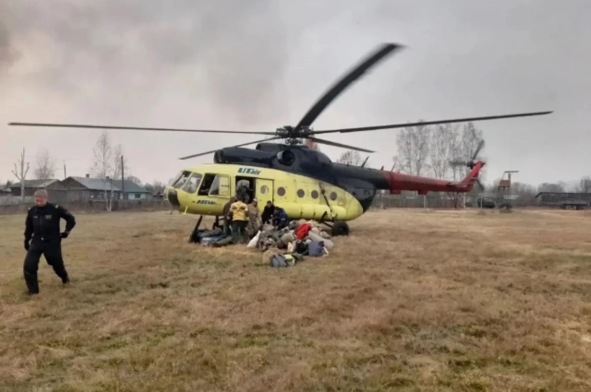 В Хабаровском районе потушили лесной пожар, угрожавший посёлку Победа