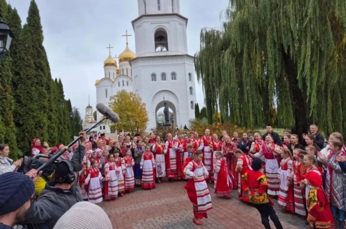 В Брянске состоялись съемки телепрограммы «Играй, гармонь любимая!»