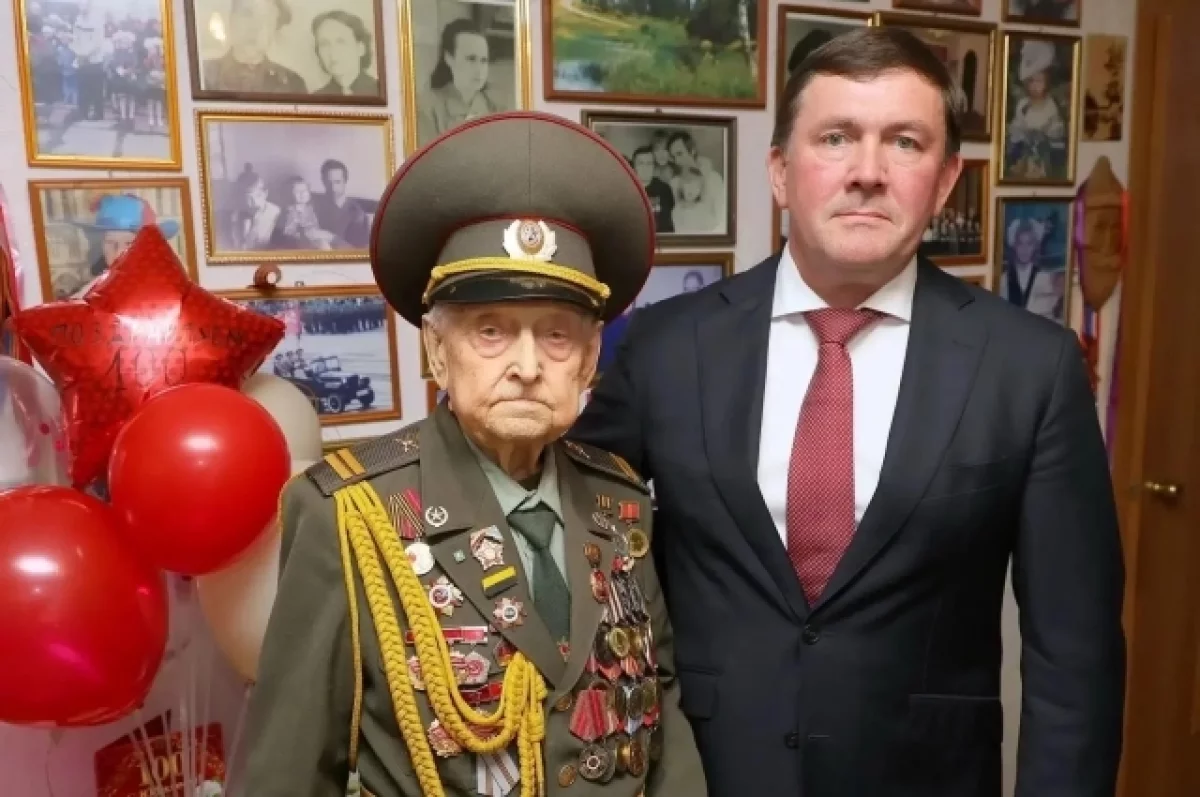 100-летие отметил ветеран Великой Отечественной войны Александр Федин