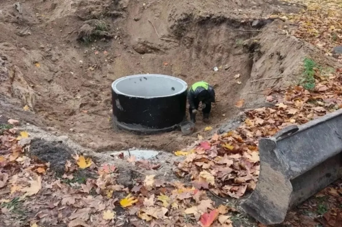 В Вольгинском идет масштабное обновление водопроводов и канализации