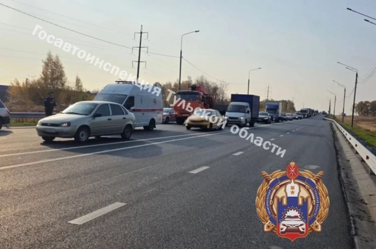 На Калужском шоссе в Туле сбили мужчину, он доставлен в больницу