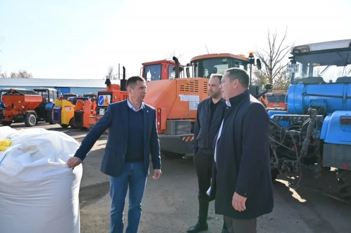 Свыше 17 тысяч тонн пескосоляной смеси в Пензе заготовили к зиме