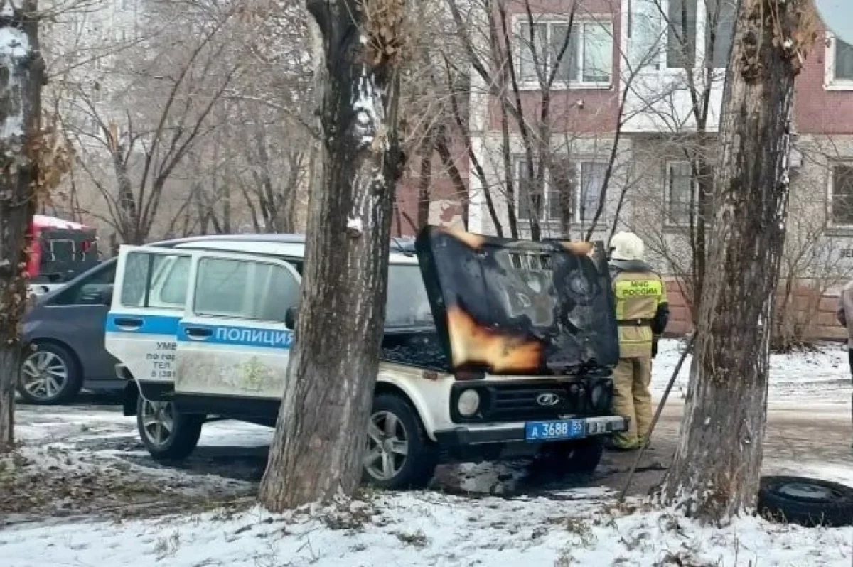 Омич поджог полицейскую машину по заказу из мессенджера и получил 12 лет