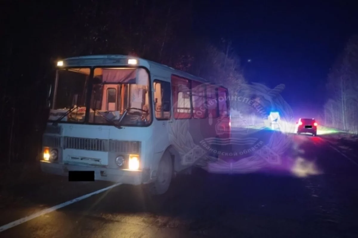 В Ивановской области «ПАЗ» сбил 70-летнего велосипедиста