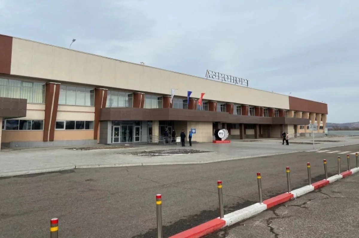 Снег не повлиял на вылеты самолетов из Читы
