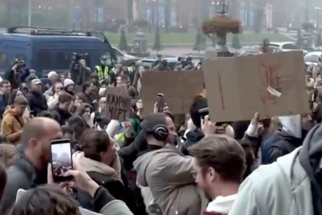 Митинг с требованием отставки мэра Киева Виталия Кличко.