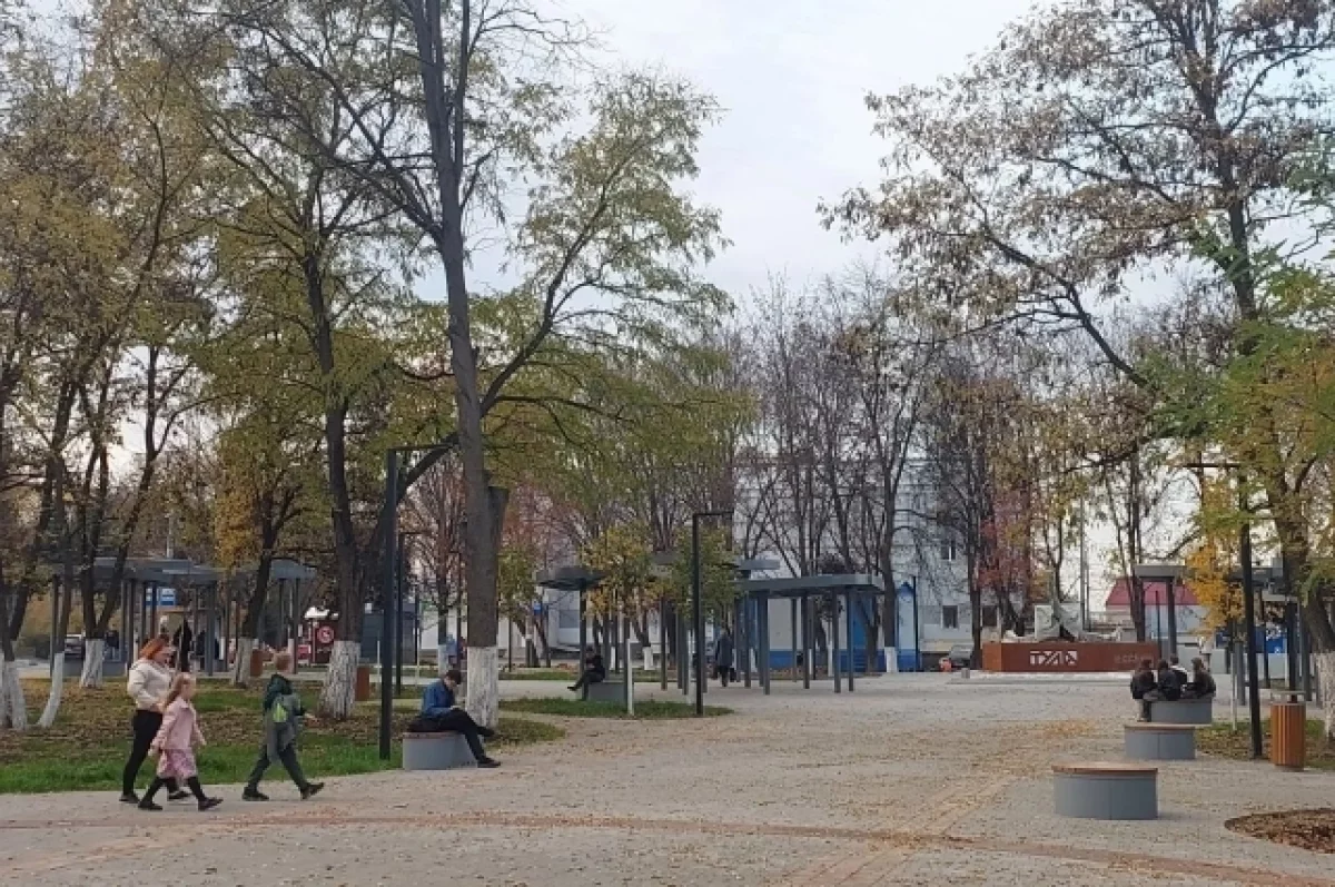 Комсомольский сквер в Туле полностью открыли
