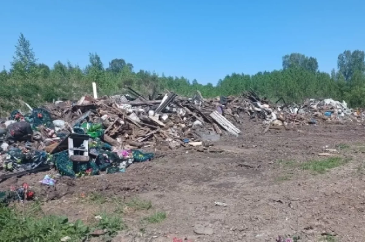 Свалку площадью почти в квадратный километр ликвидировали у томского села