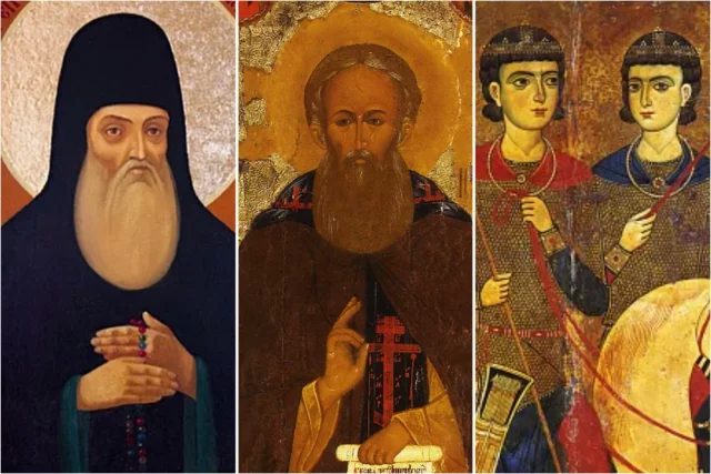 Сергий Печерский Послушливый, Сергий Нуромский, Сергий и Вакх.