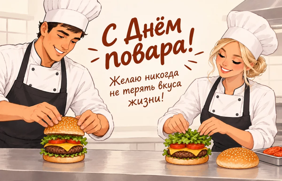 Вкусные поздравления с Днём повара 20 октября 2026