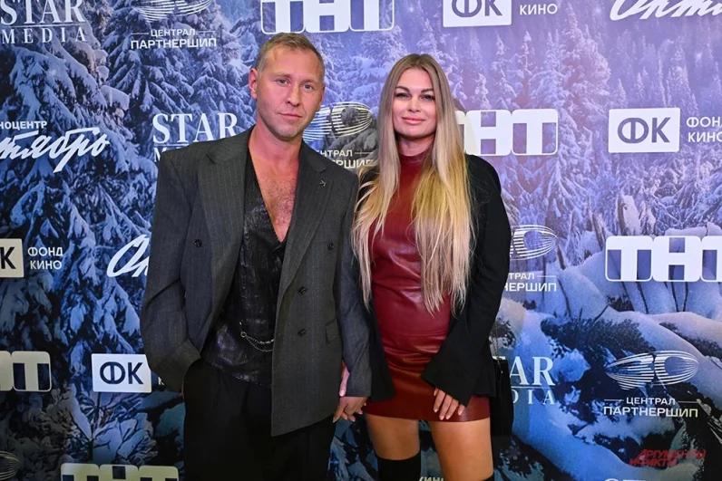 Михаил Тарабукин на премьере фильма «Морозко».