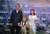 Кирилл Зайцев с семьей на премьере фильма «Морозко».