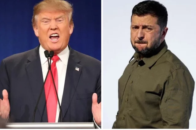 Дональд Трамп, Владимир Зеленский.