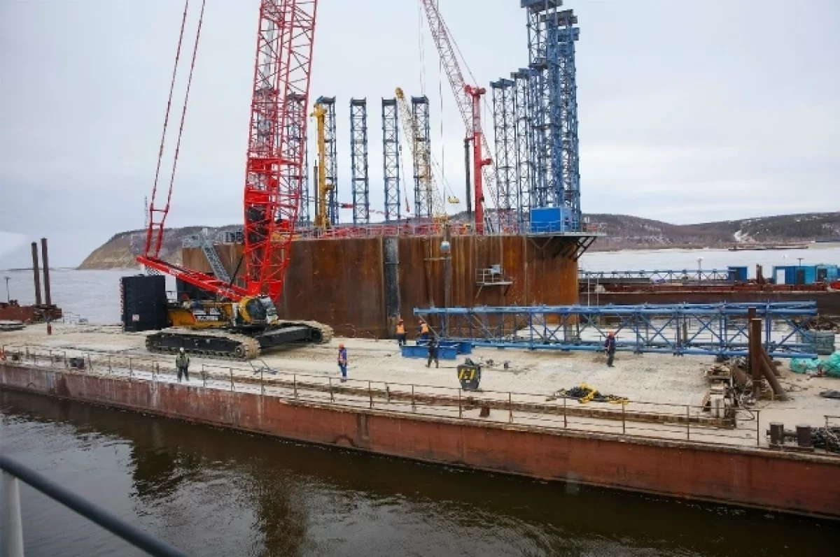 Стройплощадку Ленского моста в Якутии посетили члены Совета Федерации