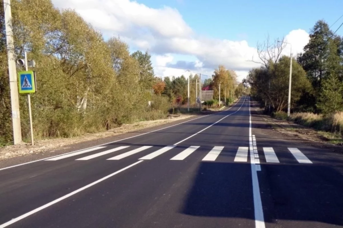 7,8 км трассы Покров — Новоселово — Киржач привели в порядок