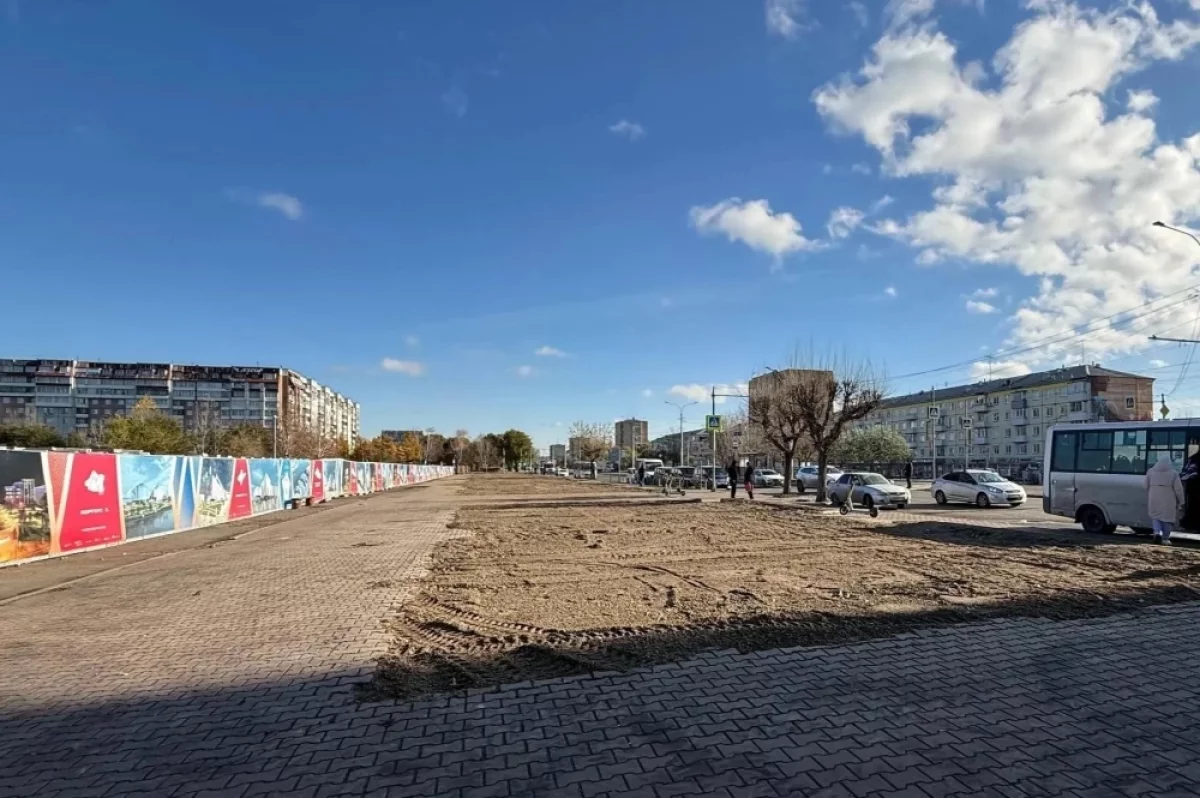 Предмостную площадь Красноярска очистили от павильонов