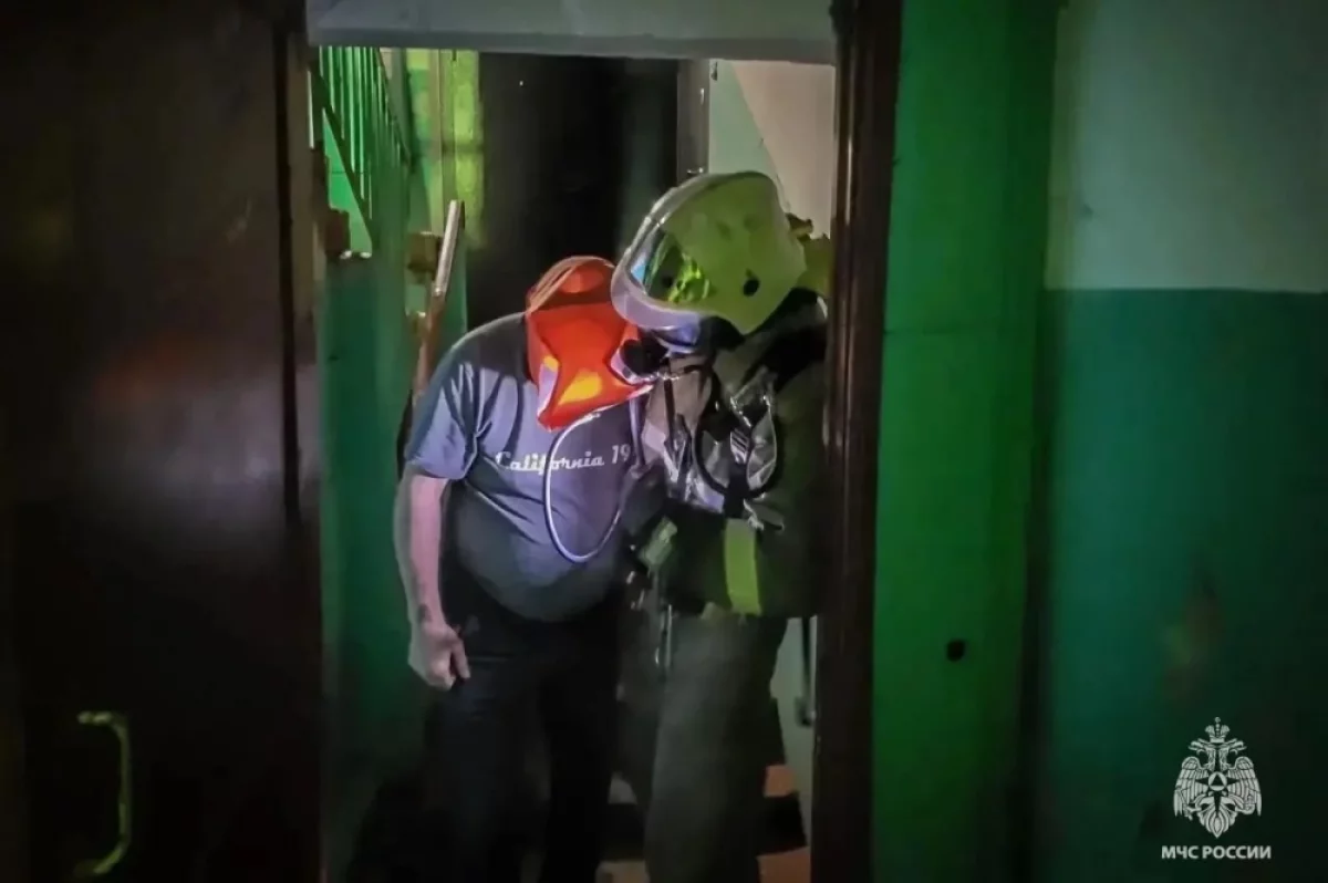 В Лихославльском округе при пожаре в доме эвакуировали трех человек