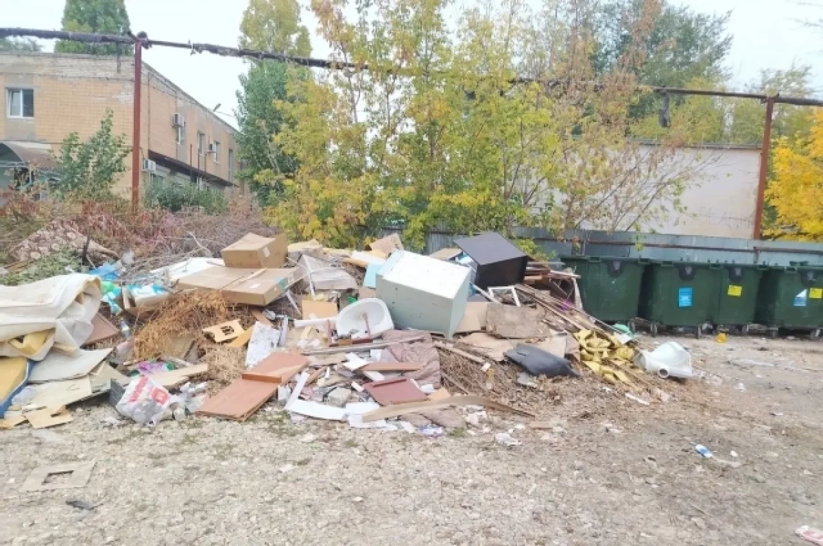 Городище под Волгоградом тонет в мусоре