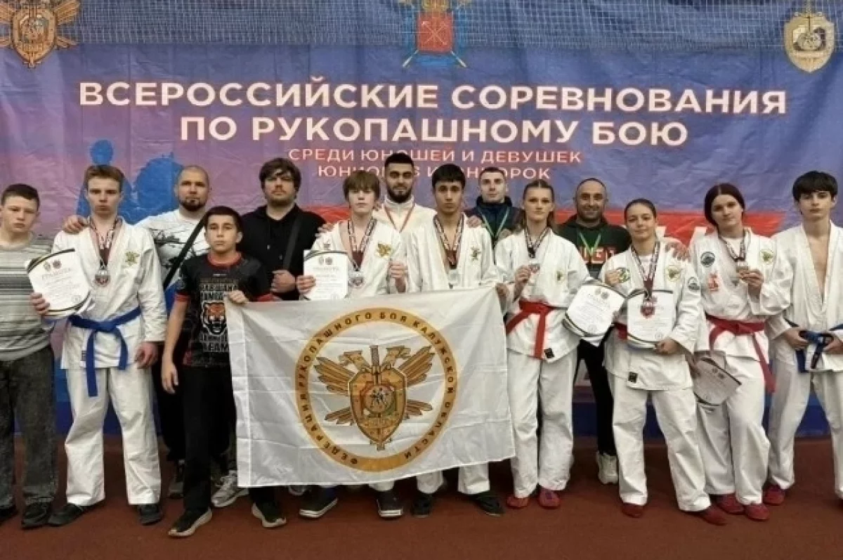 Семь медалей получили калужские бойцы на всероссийском турнире