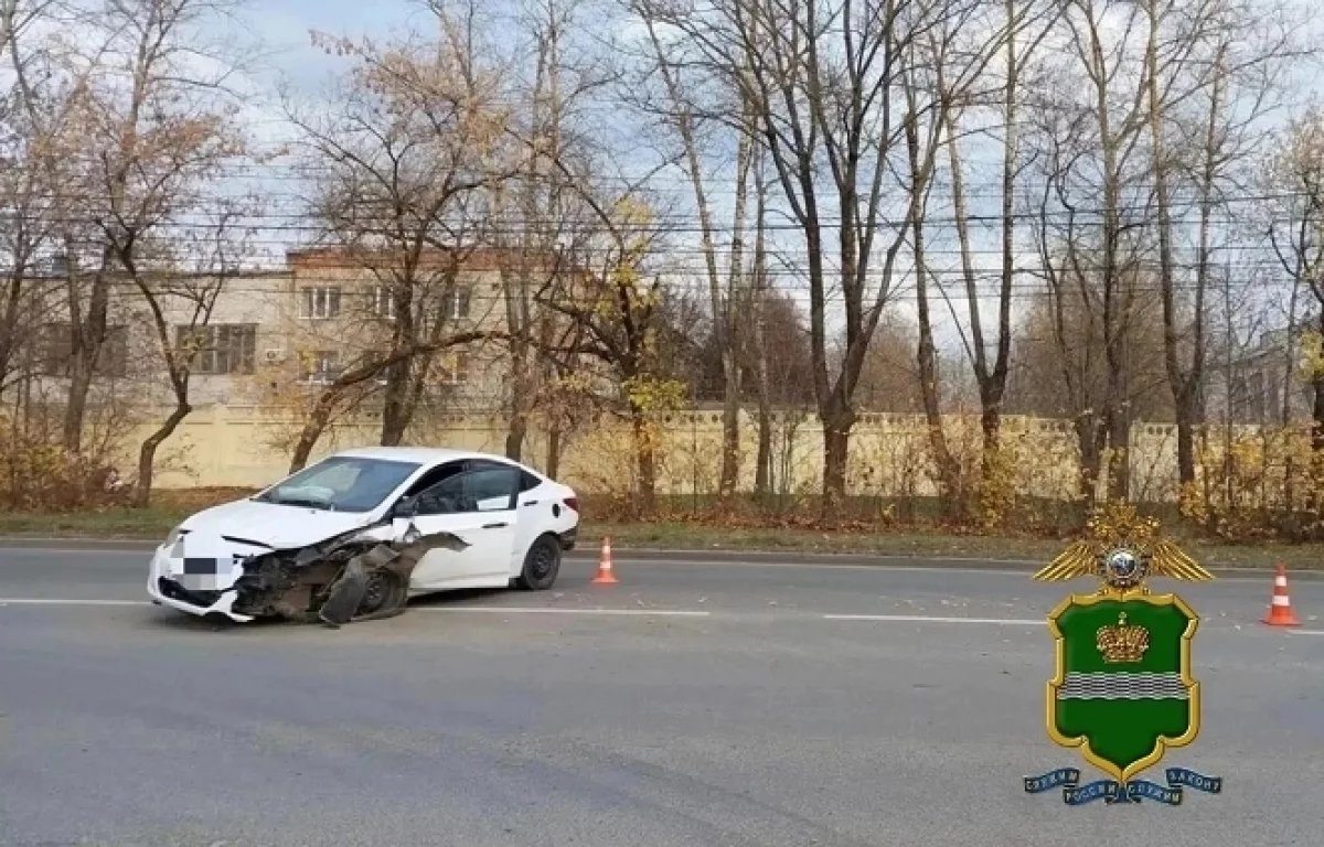 В Калуге в ДТП с участием трёх автомобилей пострадал человек