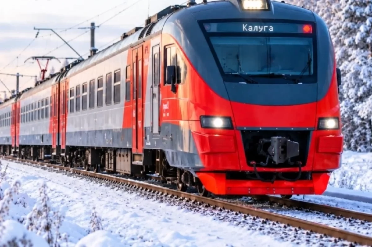 Пригородные поезда в Калужской области перейдут на зимний график