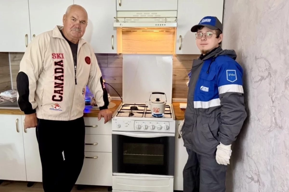 В Рязанской области газифицировали деревню Марфинка