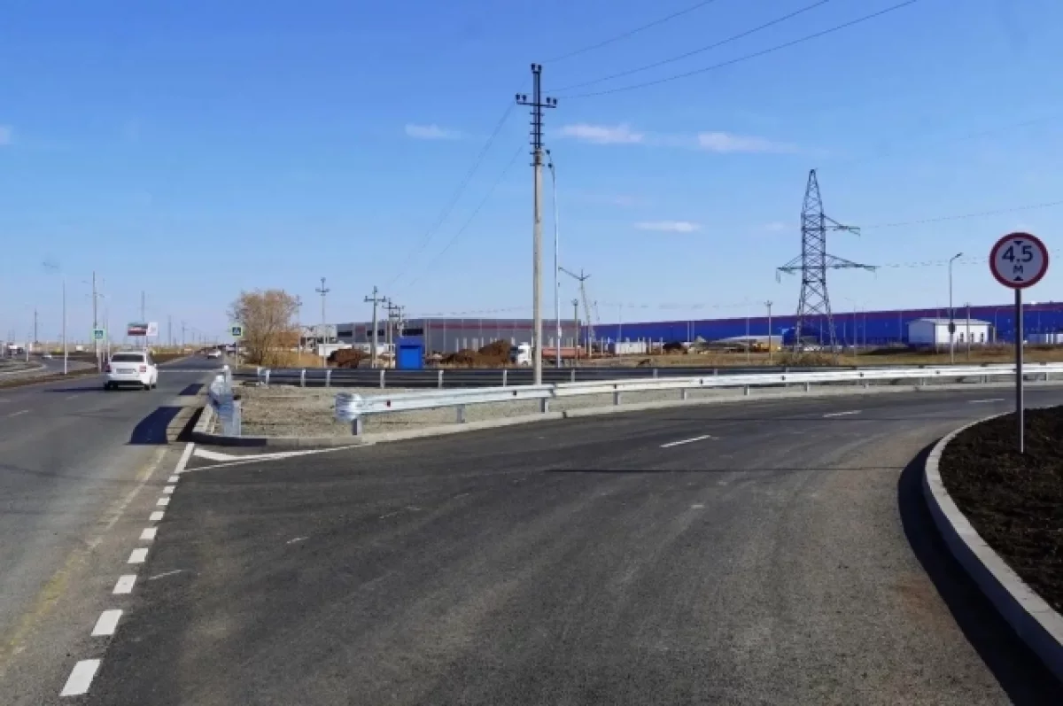 В Оренбурге расширили Загородное шоссе и официально открыли новую развязку