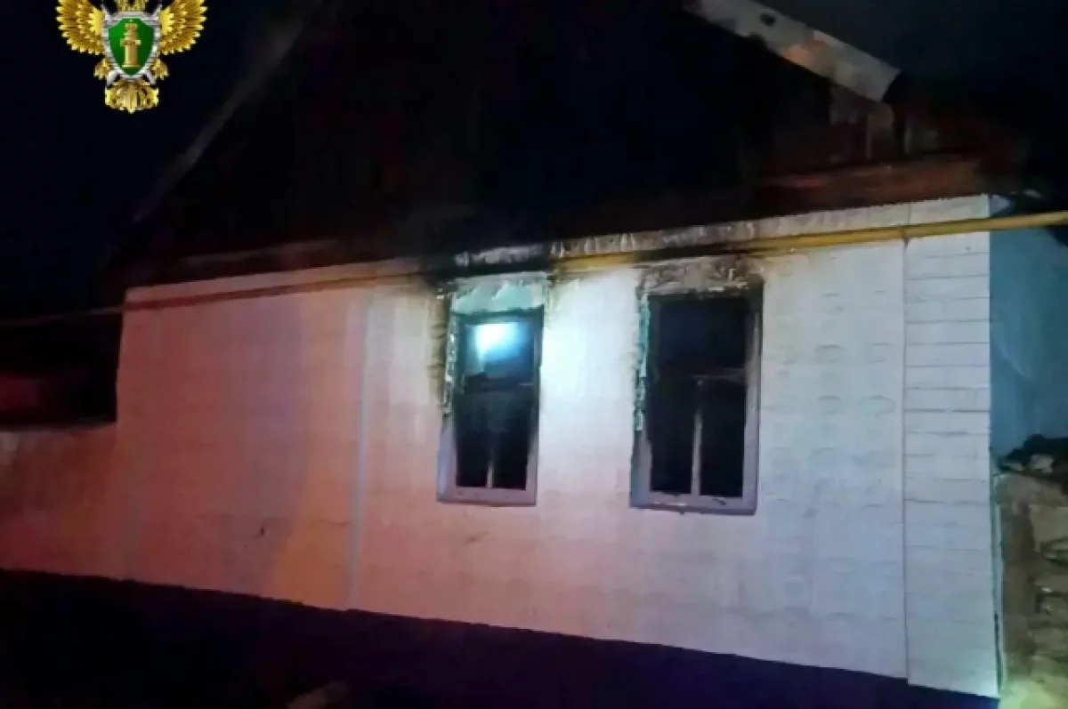 Взрослый и трое детей погибли при пожаре в сельском доме на Ставрополье