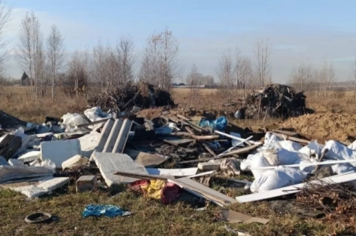 В Новосибирском районе ликвидировали свалку площадью 0,6 га на сельхозземле