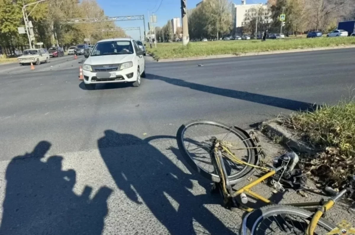 В Тольятти водитель «Калины» насмерть сбил велосипедиста на переходе