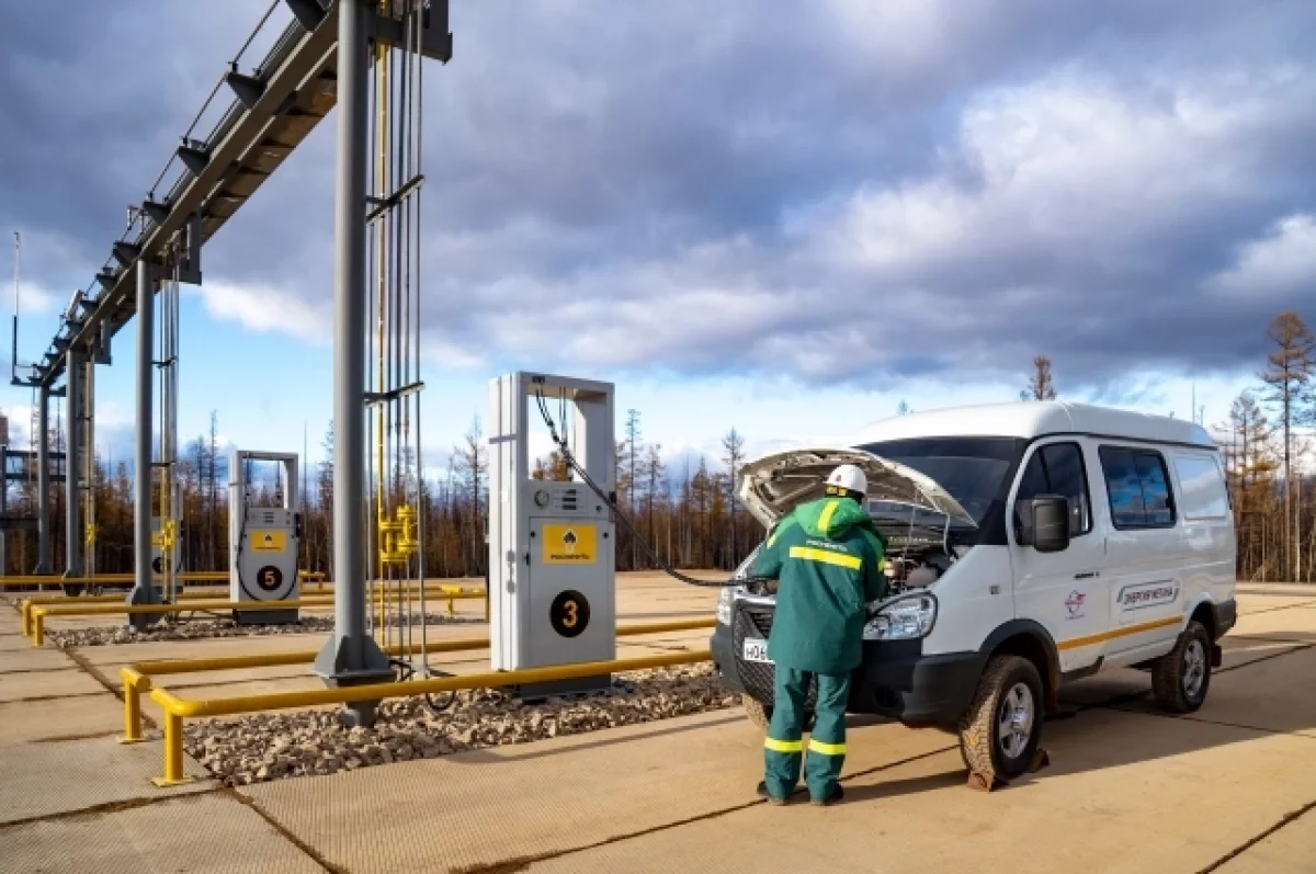 Попутный газ Среднеботуобинского месторождения используют для спецтехники