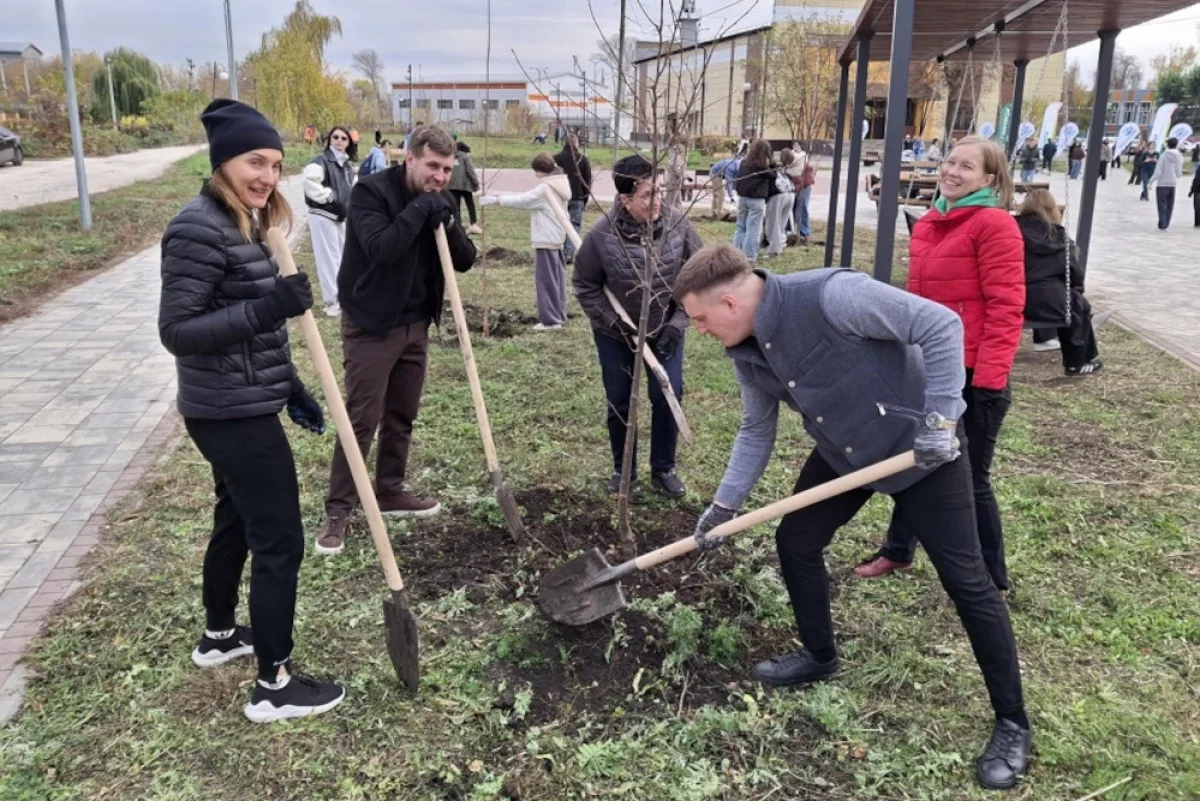 В Липецке появилась ещё одна аллея от фонда «Милосердие»