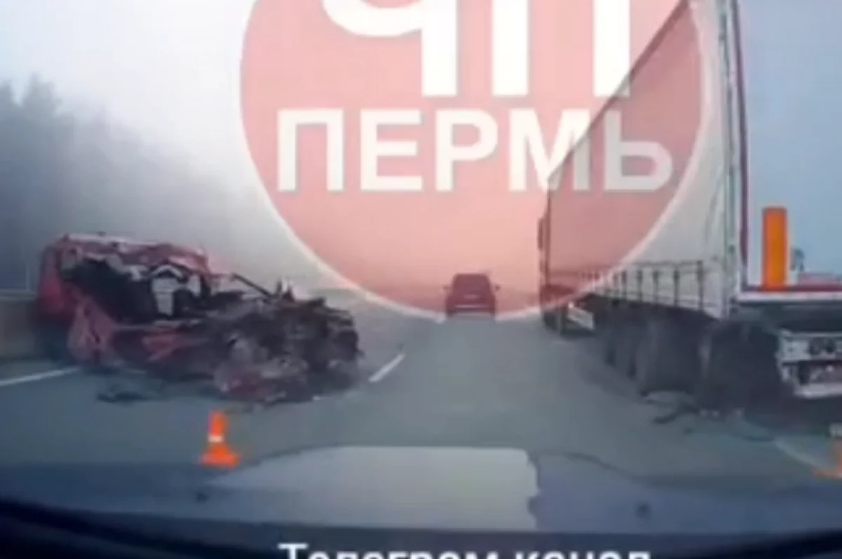 В Прикамье брат и сестра попали в жёсткое ДТП с грузовиком