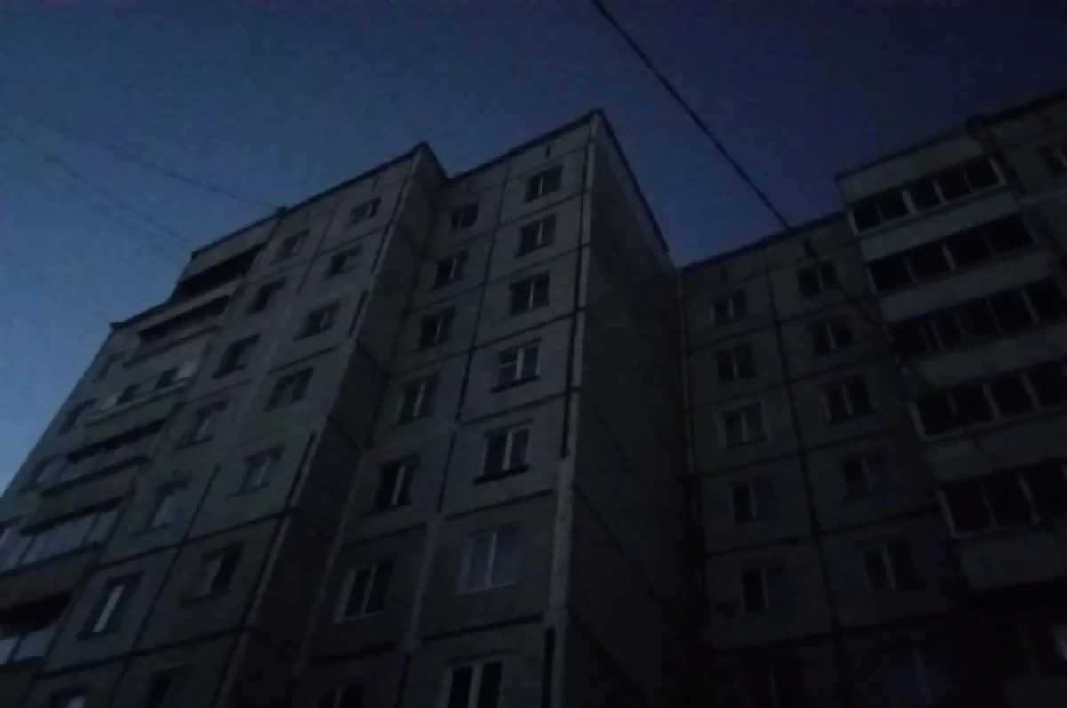 Свет пропал в Сосновом бору в Чите