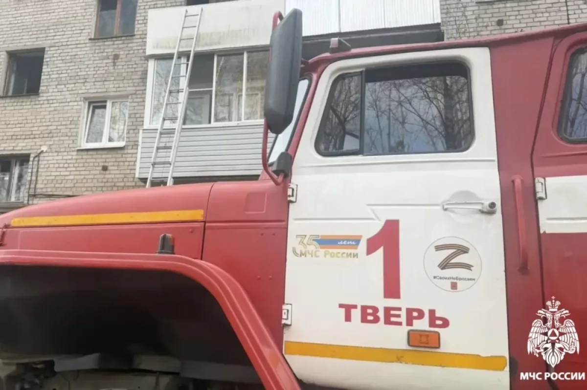 В Твери пожар на 2-х «квадратах» унёс жизнь мужчины