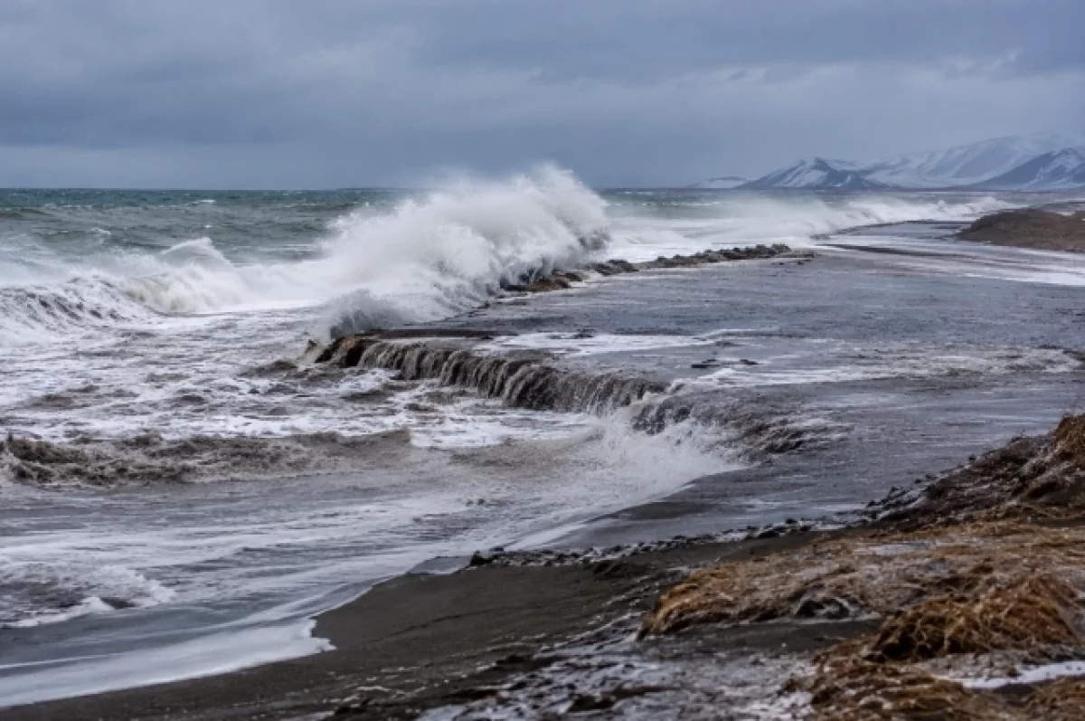 Морская вода может затопить побережье Камчатки 28 октября