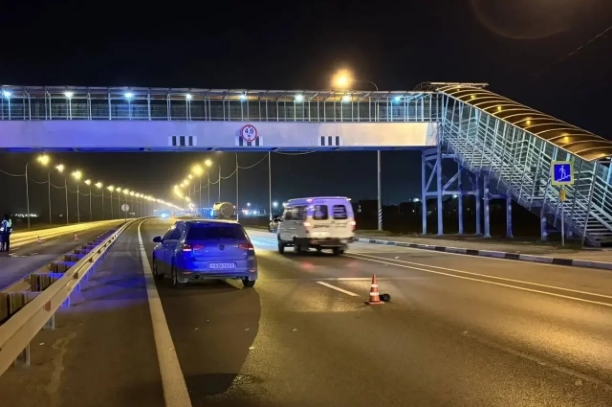 На трассе под Тюменью насмерть сбили пешехода
