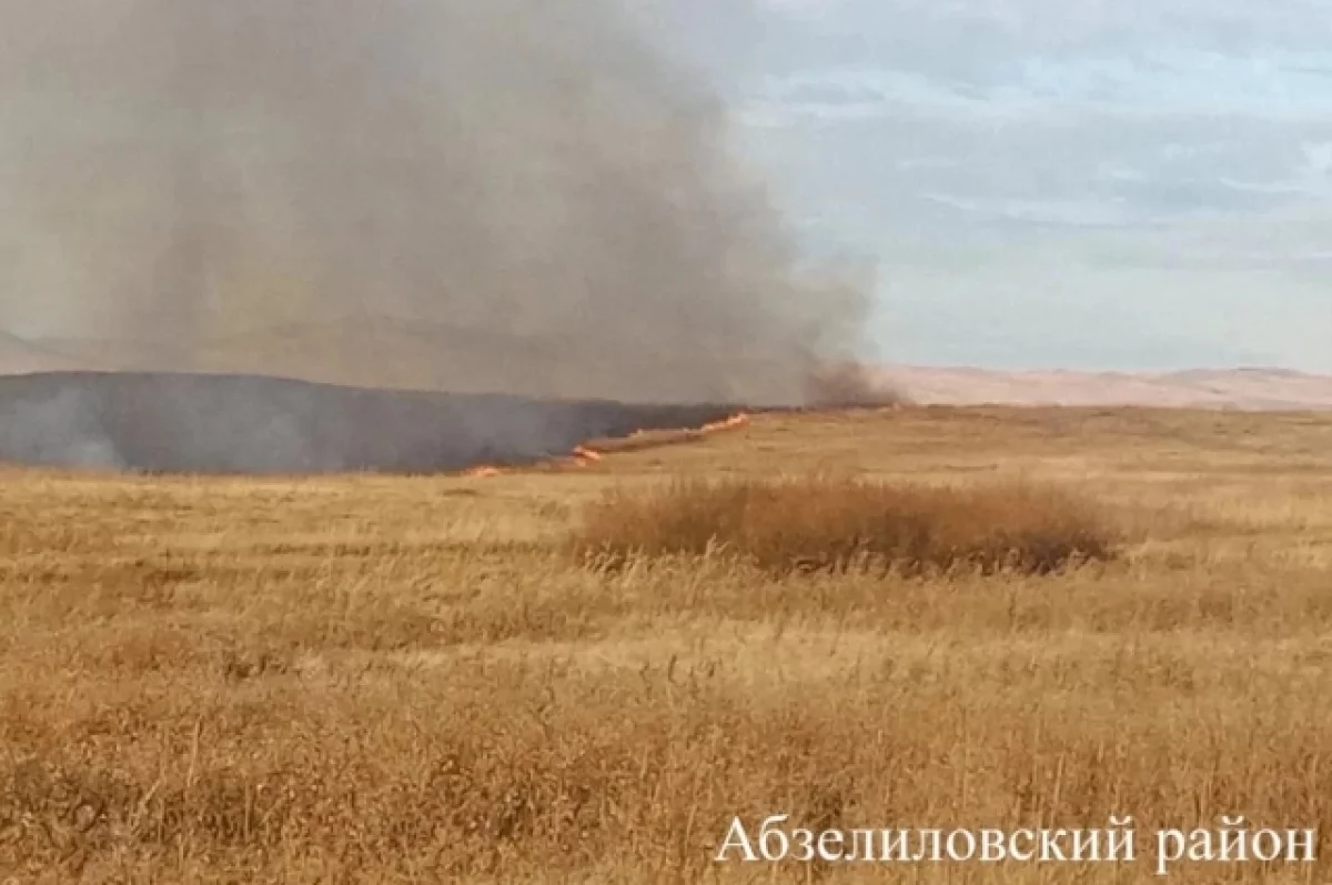 Три случая горения сухой травы зафиксировано в Башкирии за сутки