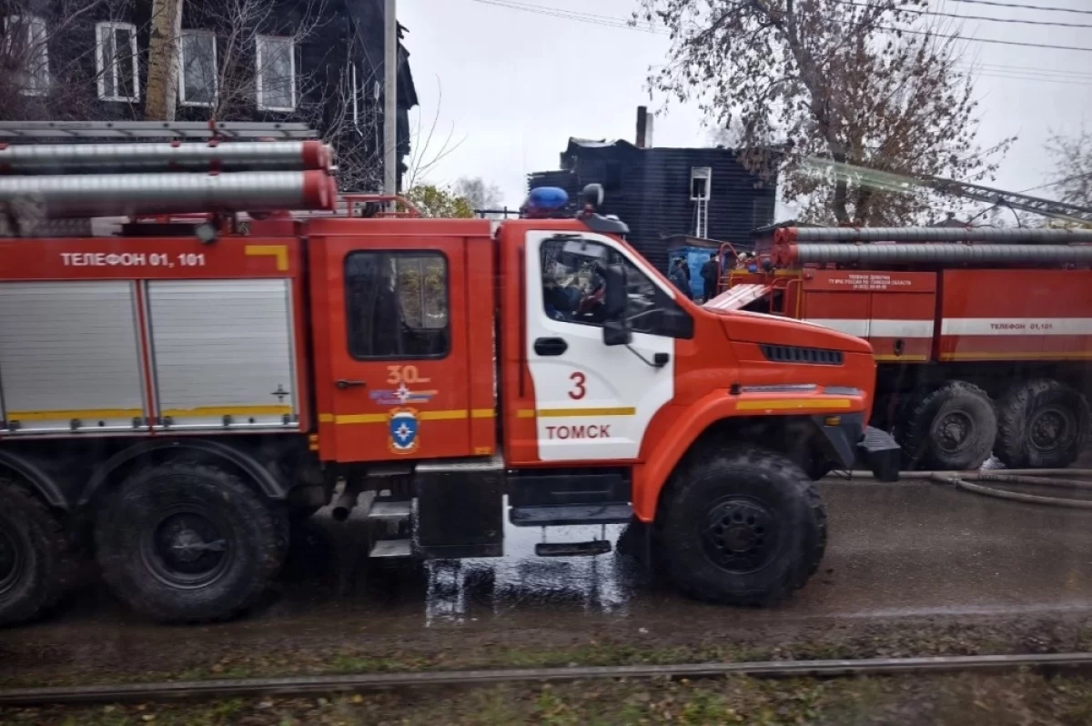 При пожаре на Рузского в Томске пострадал ребенок, он в реанимации