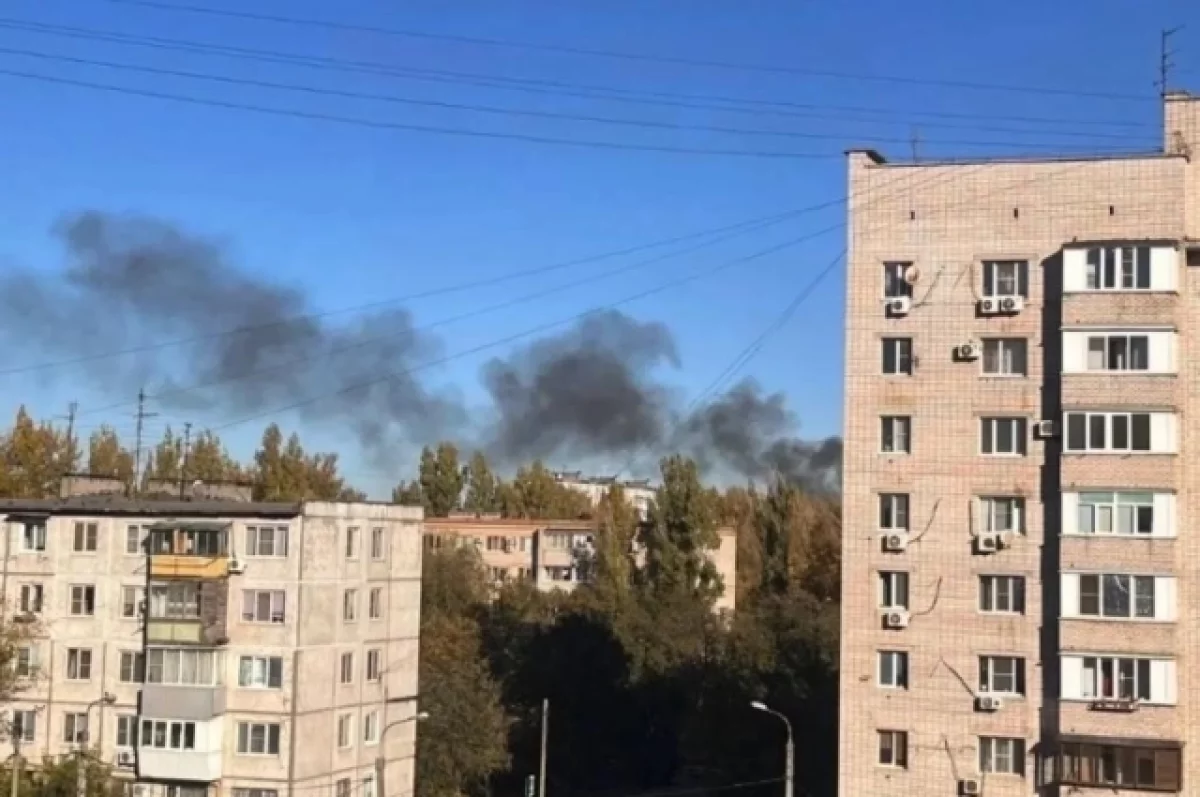 Крупный пожар на севере Волгограда вспыхнул утором 27 октября