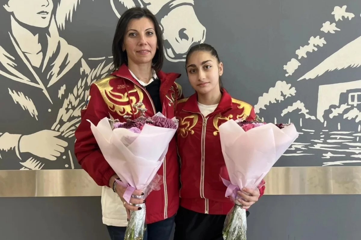 В Краснодаре встретили серебряного призера чемпионата мира Людмилу Рощину
