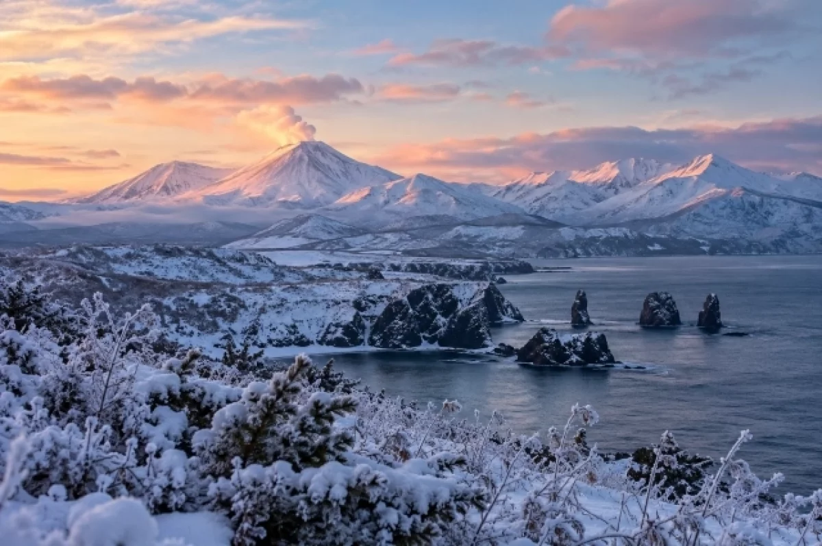 Зима пришла с опозданием: на Камчатке ударили морозы до −17 градусов